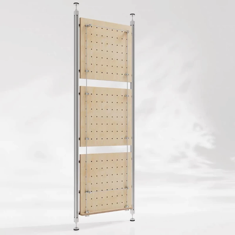 Aluminum profile rack, hole plate, ocean plate, free of punching, entrance, living room display rack