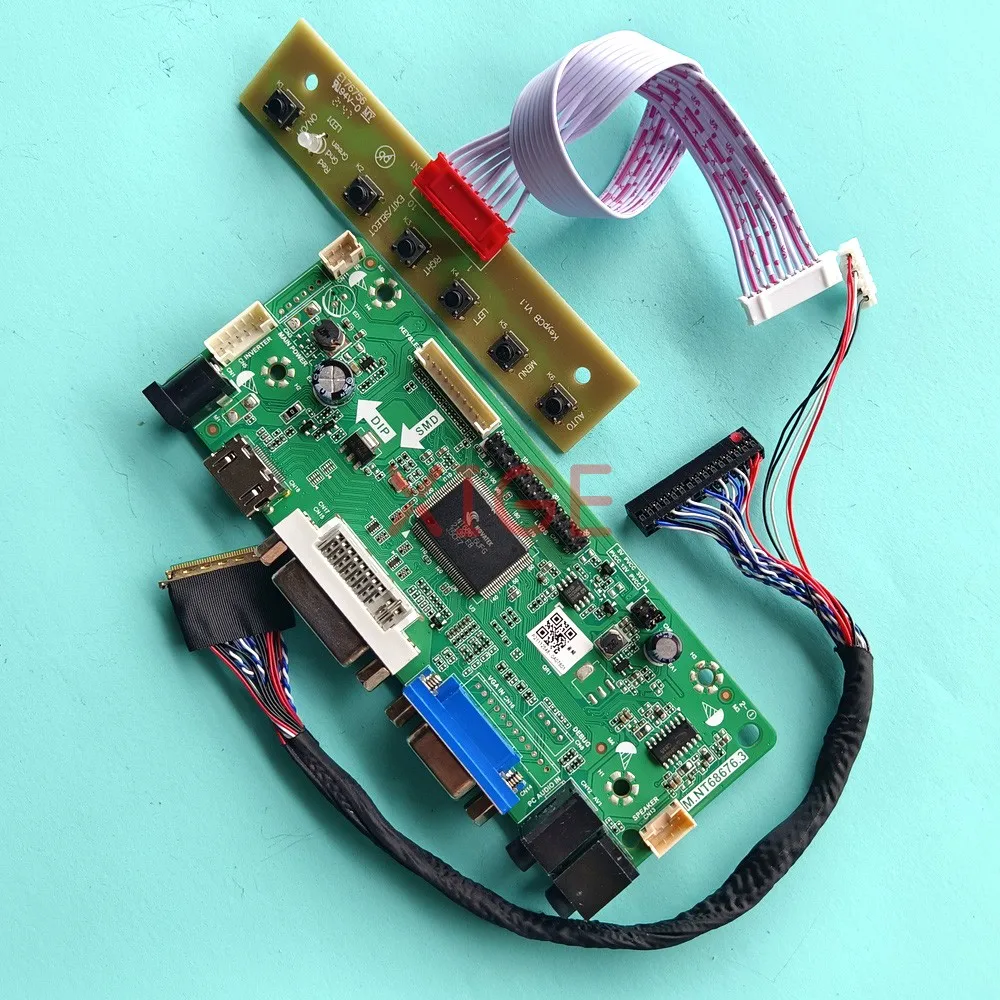 

Плата контроллера драйвера для LTN156AT32-L01/T01/W02/401, HDMI-совместимый VGA DVI, экран ноутбука 15,6 дюйма, 40-контактный LVDS 1366x768 комплект DIY