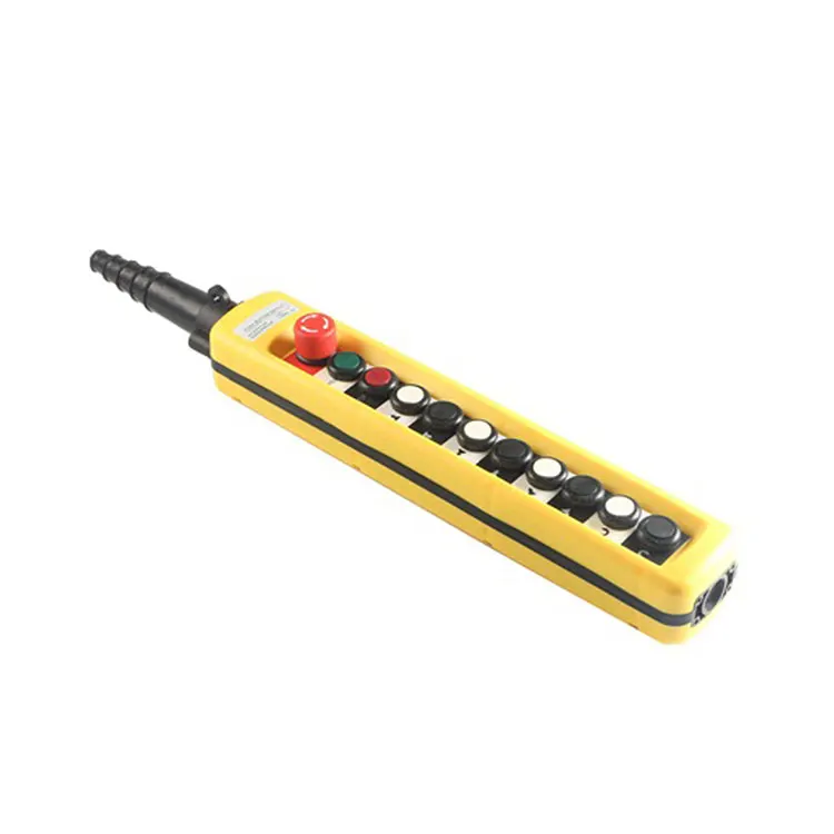 Rainproof Lifting Push Button Switch Button Remote Crane Pendant Control for Industrial Controls