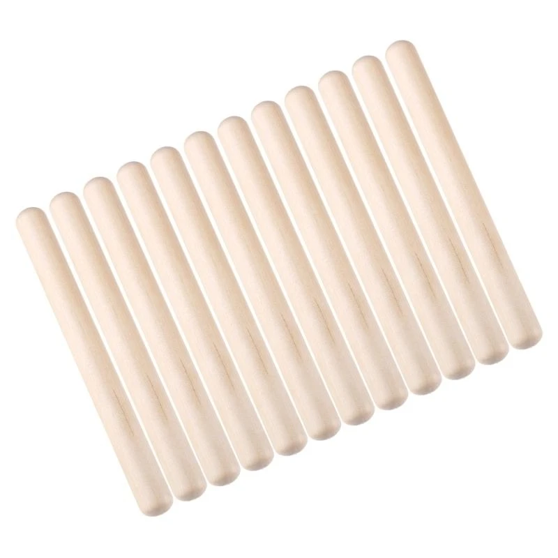 G6DE 12Pcs Rhythm Sticks Drum Sticks Music Rhythm Sticks for Kids, Students