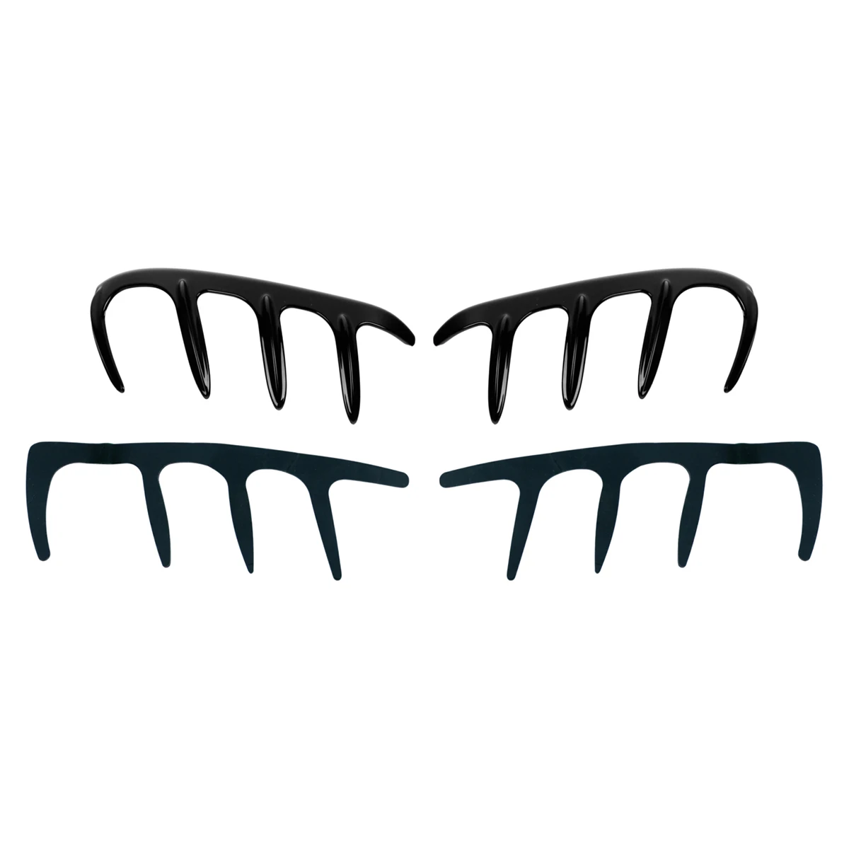 Motorcycle Acsessories Decorative Gloss Black Bear Claw Mirror Accents Trims Covers  For Honda Goldwing GL1800 2001-2017