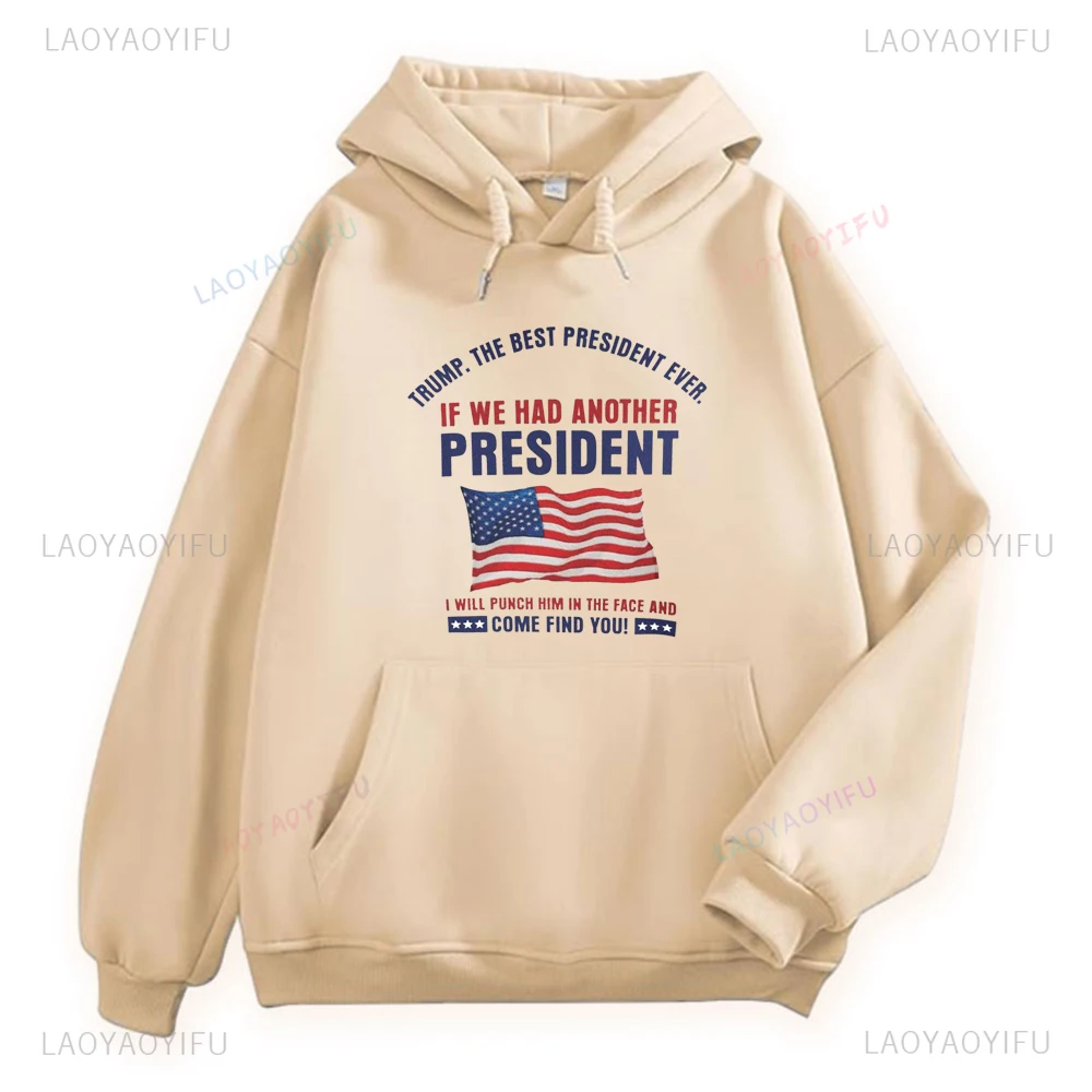 Trump Daddys Home Hoodies I\'ll Be Home for Christmas Shirt Comfort Pullovers Fashion Funny Trump Unisex Autumn winter Hoodie