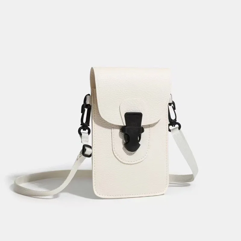 Стильная новая поясная сумка из искусственной кожи, простая и модная, унисекс, запираемая портативная сумка через плечо, многофункциональная сумка через плечо