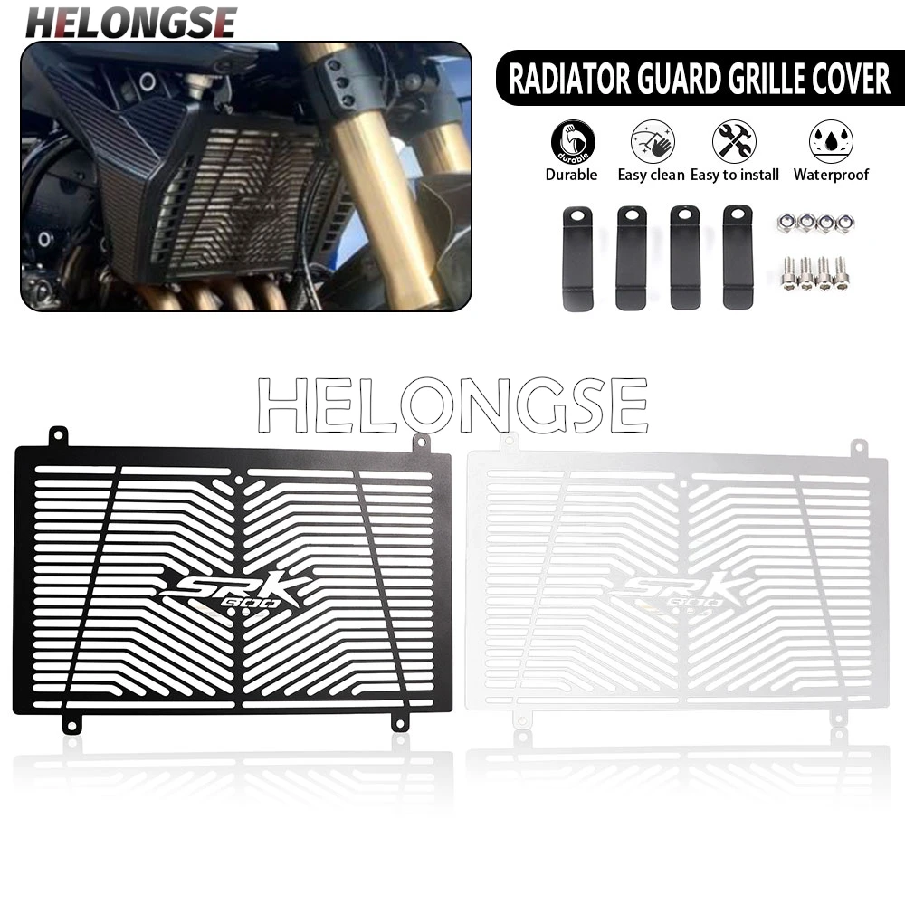 Motorcycle Radiator Grille Guard Cover For QJMOTOR SRK600 RR SRK 600 QJ600GS-3A SJ600GS-3D Water Tank Grill Guard Protection