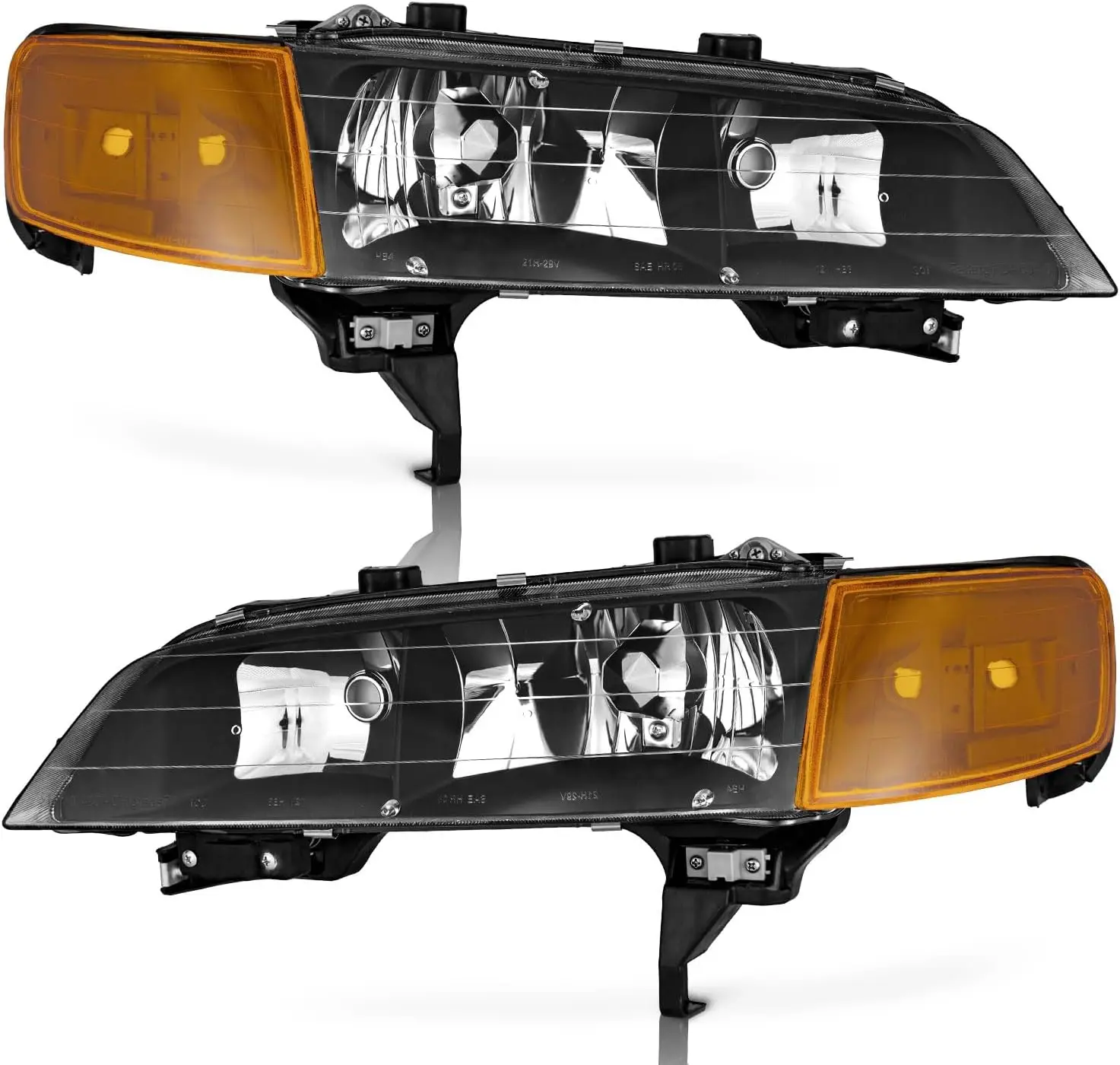 

Галогенные фары в сборе для Honda Accord 1994-1997 годов, замена фар Honda Accord 1994-1997 годов, черный