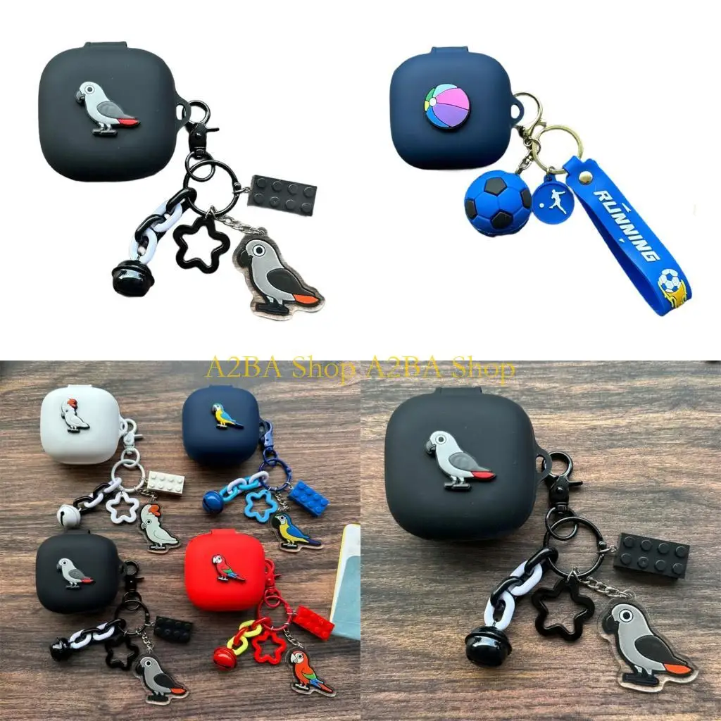 

A2BA Ударопрочный корпус для наушников Удобный для кожи защитный моющийся корпус Нескользящий для Buds Air 7 защищает от падения