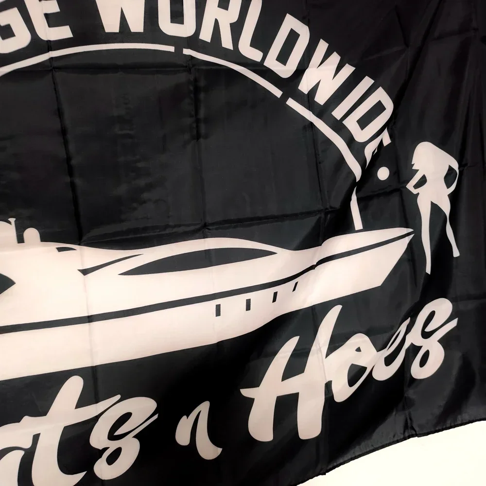 Boats and Hoes Flag 3x5ft (90x150cm) - Comedy Novelty Banner for Boat/Garden/Camping Polyester Indoor-Outdoor Party Deco - Image 6