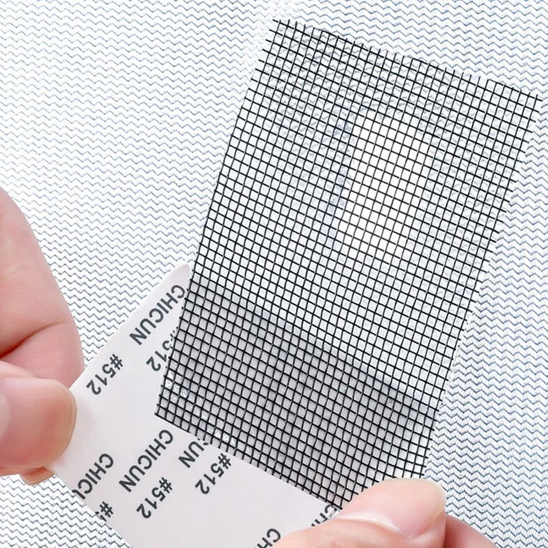 （Summer4）2M Window Door Screen Patch Repair Kit Cover Fiberglass Mesh Hole Repaire Tape