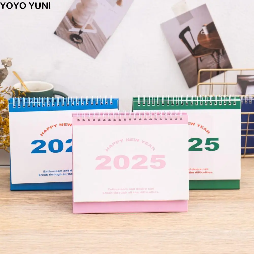 

Standing Flip 2025 English Desk Calendar Table Daily Monthly Desktop Calendar Schedule Planning Table Planner