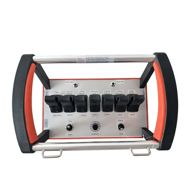 Hot sale Customized 8-Function Red Truck Crane Remote Control Proportion Control Waterproof 1-Year Warranty-Metal and Plastic Ma