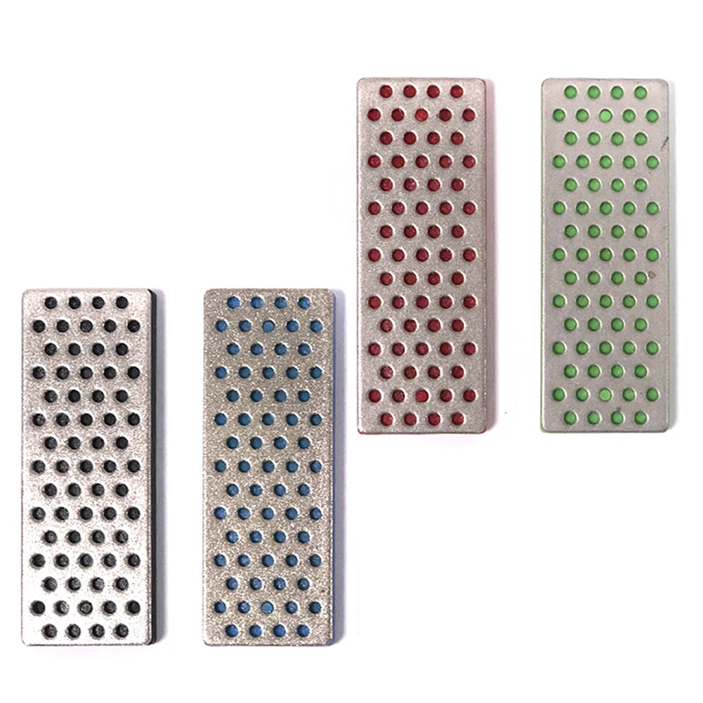 การบํารุงรักษาสกี 70x25x4.4 มม.ชุดขอบ Beveling กระจกภาษาโปลิชคําหลาย Grits 4 ชิ้นชุดแฟ้มขอบเครื่องมือขัด