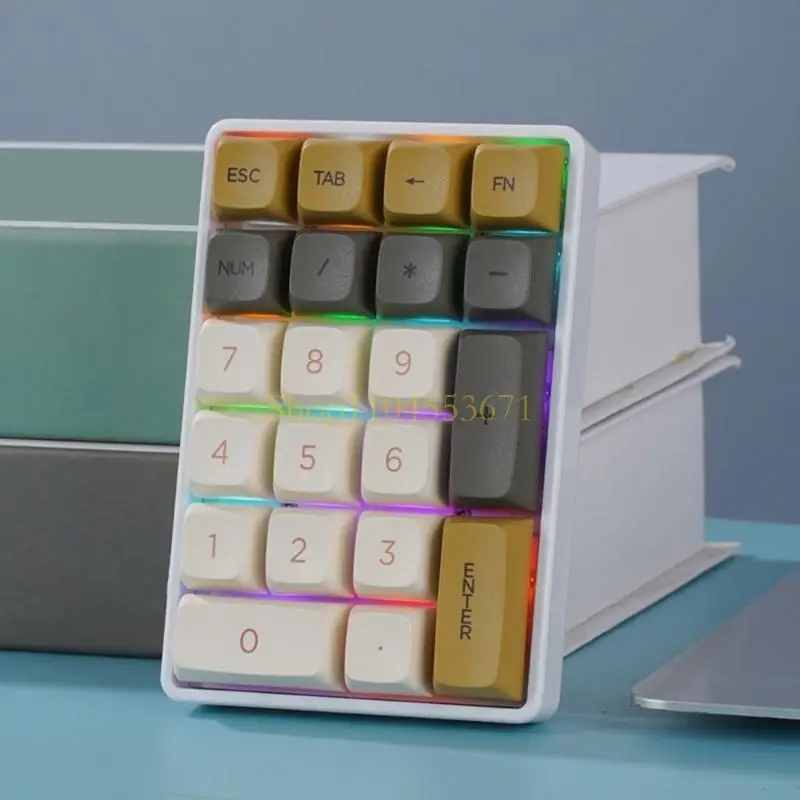 

Бестселлер, цифровая клавиатура, 21 клавиша, проводная Bluetooth-совместимая беспроводная цифровая клавиатура 2,4G для ноутбука,