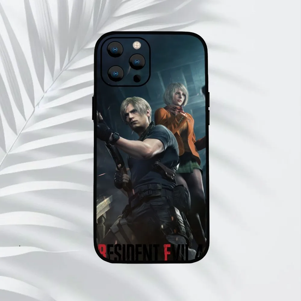 Game R-Resident E-Evil 4  Phone Case For iPhone Mini 11 12 13 14 15 Pro XS Max X Plus SE XR Shell