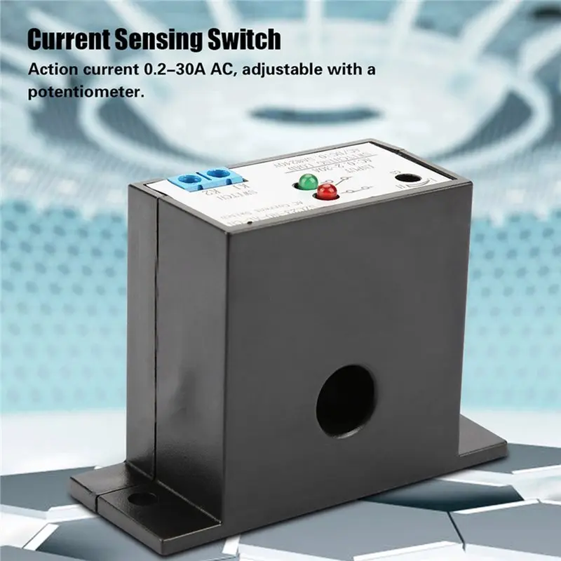 PHILE-AC Current Sensing Switch SZC23‑No AL‑CH Normally Open Current Sensing Switch Adjustable AC 0.2‑30A SZC23‑No AL‑CH