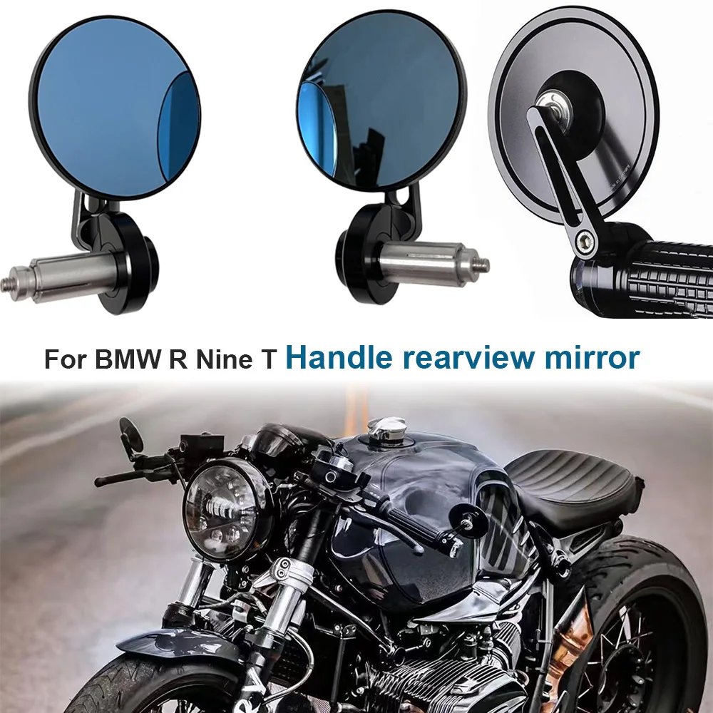 

For BMW R Nine T And 22MM Hollow Handlebars Motorcycle CNC Side Mirrors Handle Mirrors Rearview Mirrors