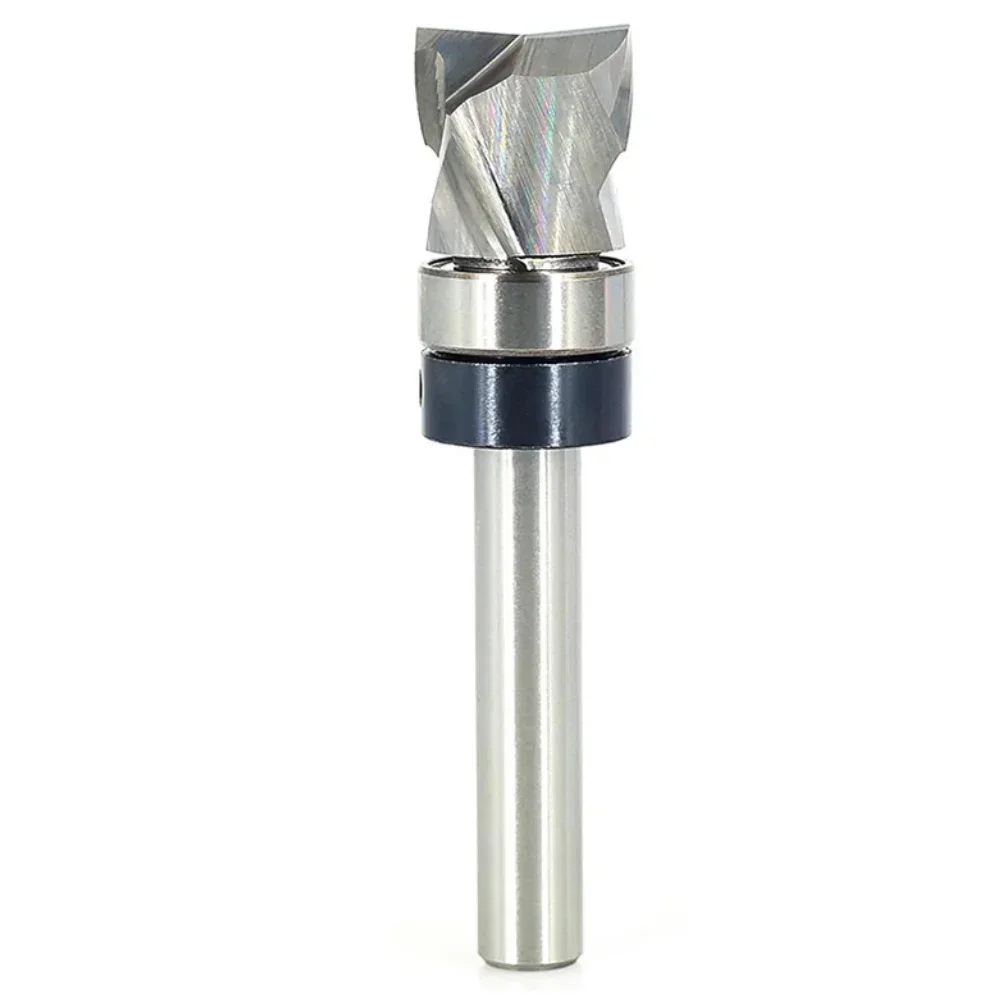 

For Woodworking Milling Cutter Spiral Trim Router Bit 14 Inch Shank with Solid Steel Body and Anti Kickback Feature