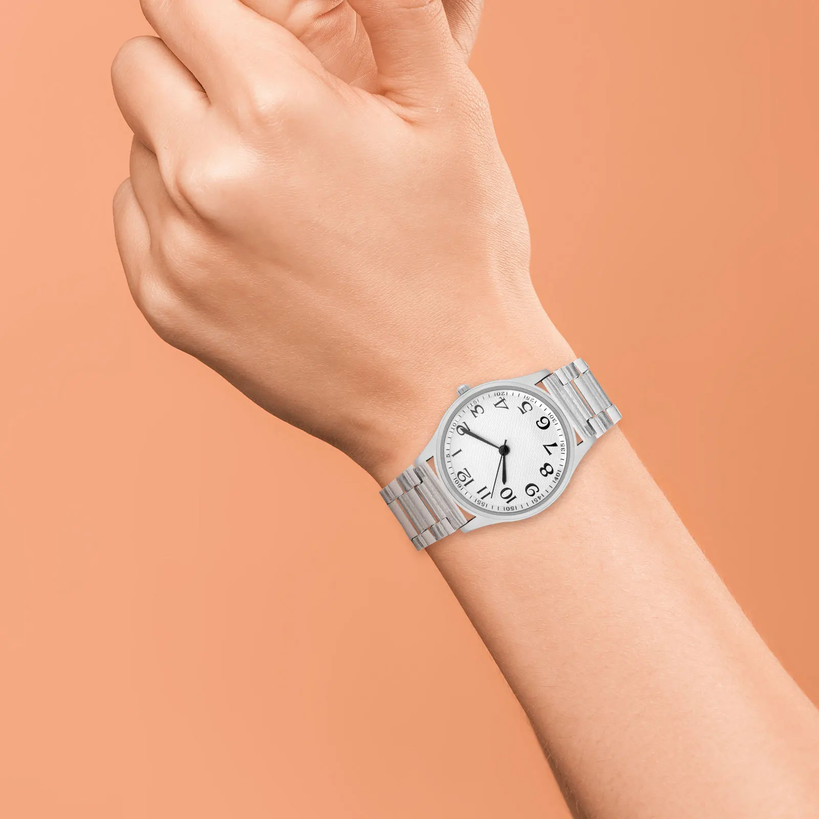 

Watch Band Metal Straps for Men Replacement Stainless Steel Wristband Silver Bands