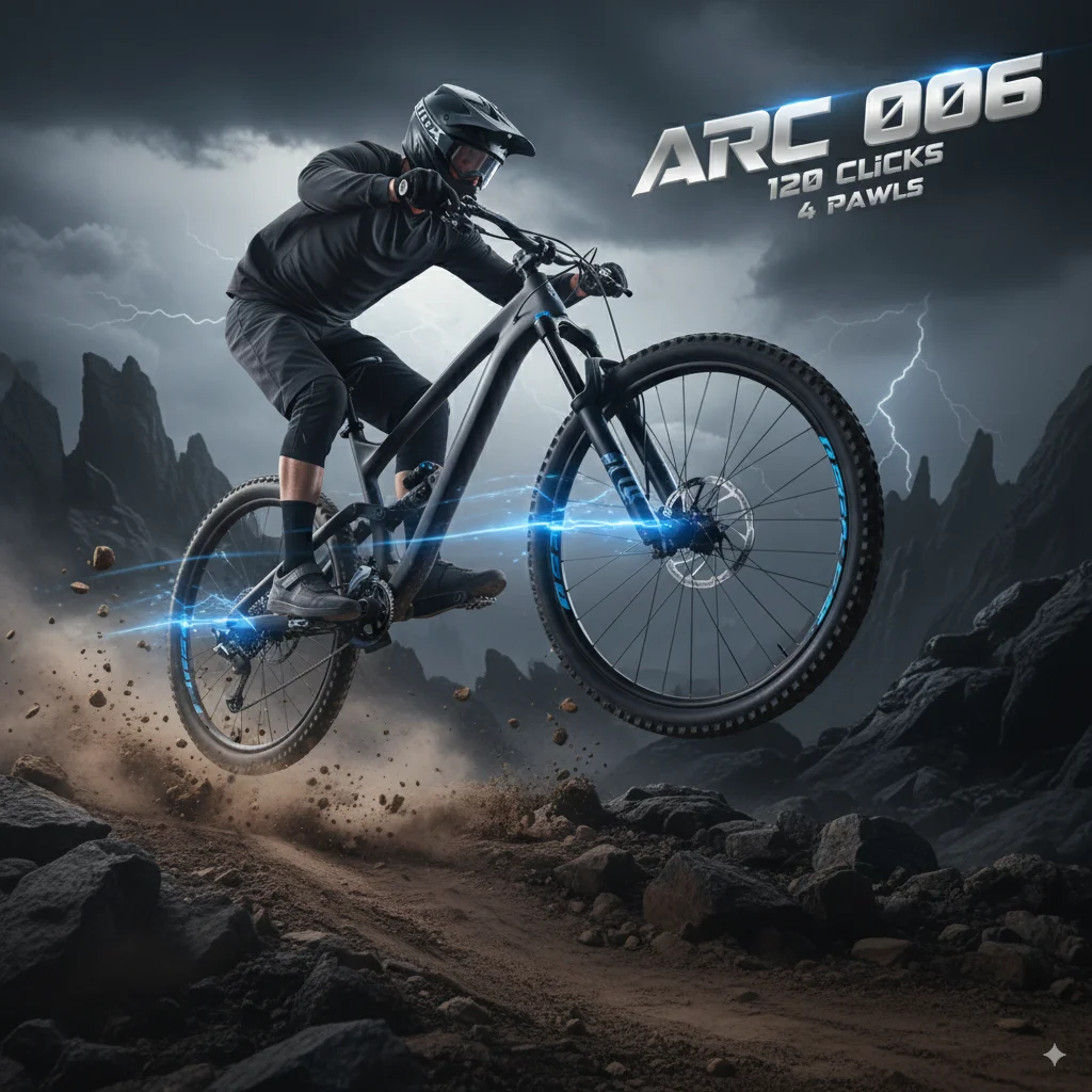 ARC 006 MTB Fahrradnabensatz Vorne Hinten 28/32/36H 120 Klicks 2+4 Gedichtete Lager HG 8-12S Scheibenbremse Schnellspanner – Detail 3