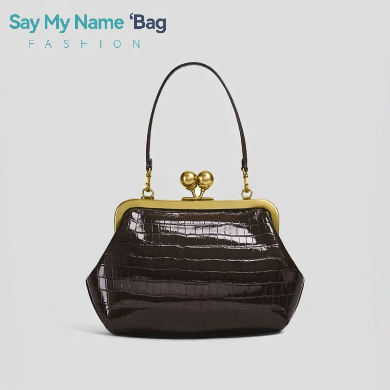 

2026 Classic Small Size Versatile Large Capacity Clip Bags For Women Luxury Designer Handbags Purses PU Underarm Shoulder Bag