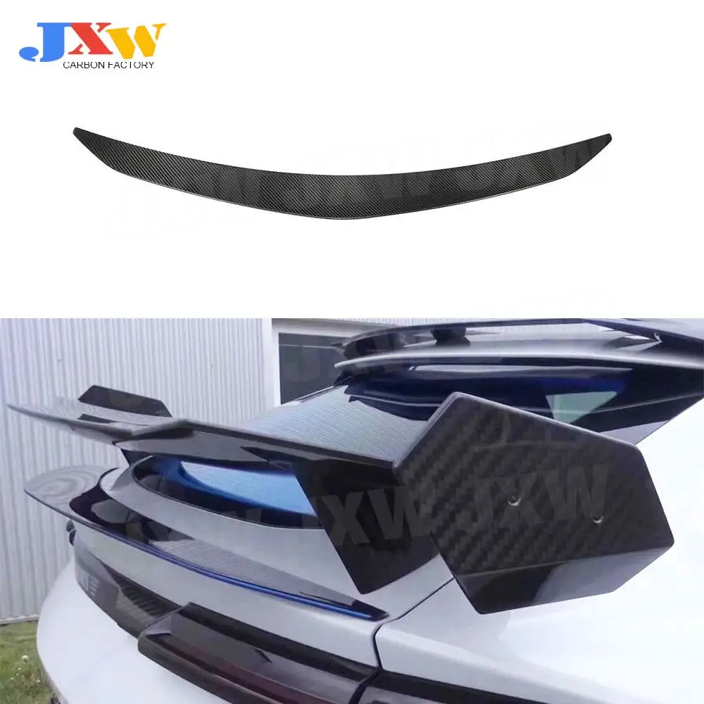 

Dry Carbon Fiber/ FRP Car Rear Lip Spoiler Trim Rear Trunk Wing Cover Body Kit Tuning Racing Case For Lamborghini Urus