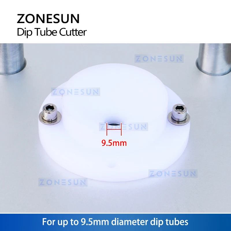 Zonesun ZS-JG300 halbautomat ische pneumatische parfüm pumpe sprayer kunststoff rohr dip rohr schneide maschine