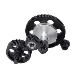 Scx 10 Steel Metal Transmission Gears Set For 1/10 Axial Scx10 Rc Crawler Gearbox Gear 87T Spur Gear/20T Pinion Upgrade Parts