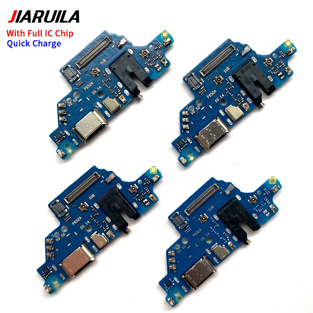 10 Pcs Dock Connector Micro USB Charger Charging Port Flex Cable Board With Microphone Replacement Parts For Moto G84