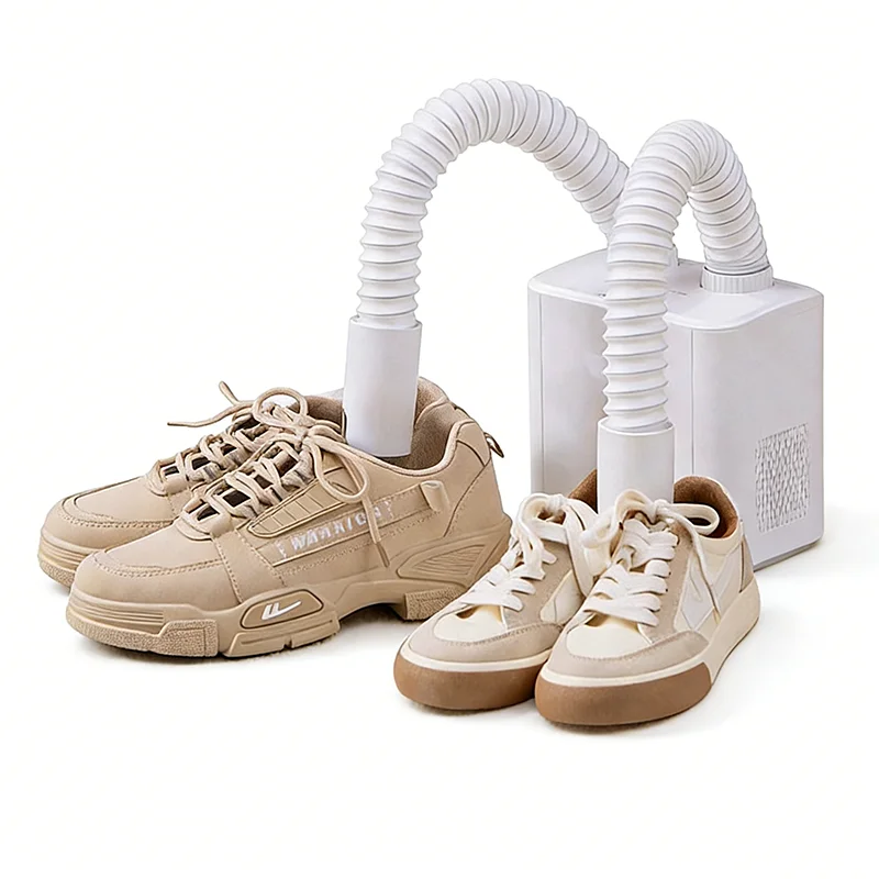 

Выдвижная сушилка для обуви с двумя шлангами, телескопическая машина для сушки ботинок, 99,99% антибактериальная, с теплым воздухом и таймером