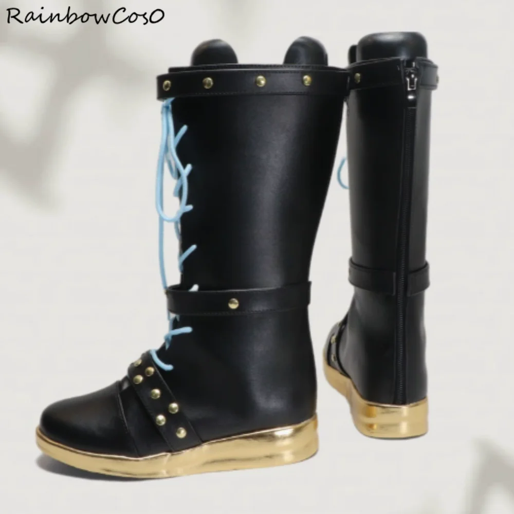 Amagi Hiiro KAZEHAYA TATSUMI 앙상블 별 코스프레 신발 부츠 게임 애니메이션 할로윈 크리스마스 RainbowCos0 W4678