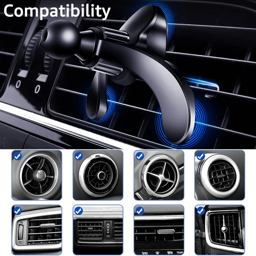 iBudim Car Air Vent Clips Tablet Stand Cell Phone Mount for iPad Air Pro Mini iPhone Samsung Car Tablet PC Bracket GPS Support