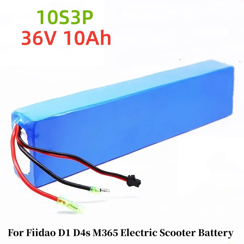 

36V 10s3p 10Ah 18650 Lithium Battery Pack 350W 600W 42V 10500mah Electric Bicycle Fiidao D1 D4s M365 Electric Scooter Battery