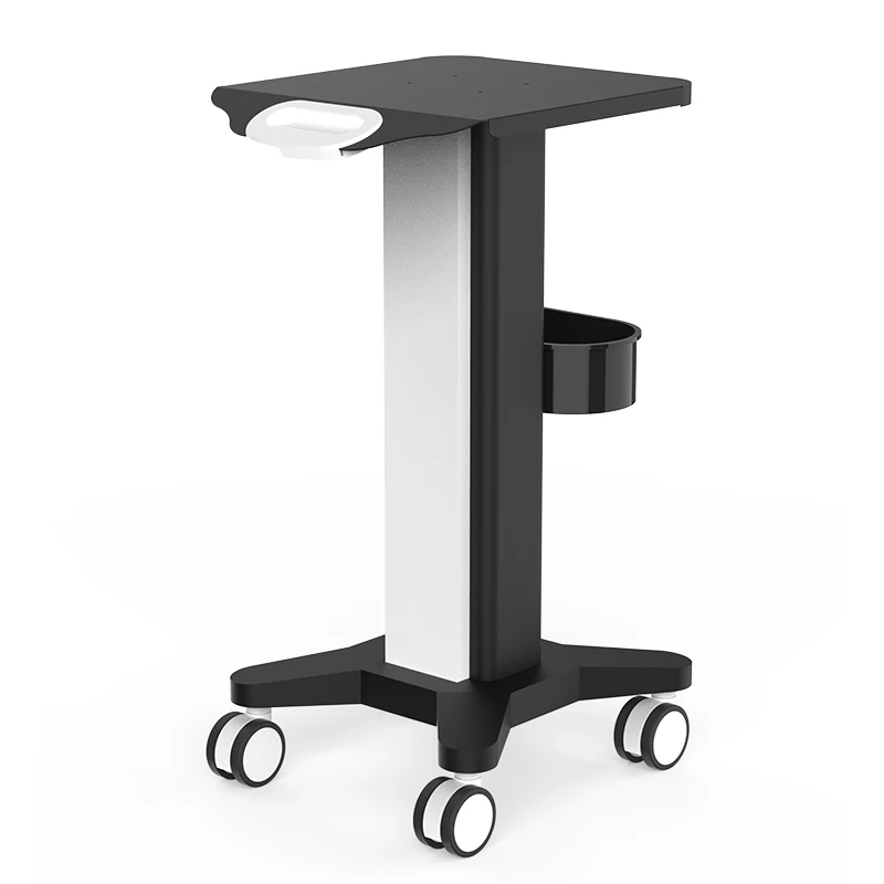 High Quality Modern Metal 4-Wheel Heavy-Duty Durable Esthetician Salon Spa Trolley Cart Custom Logo Laser Beauty Equipment Hotel