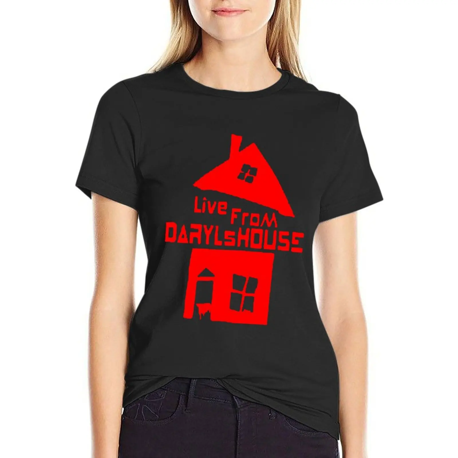 

LIVE FROM DARYLS HOUSE T-Shirt hippie clothes Blouse t shirts for Women