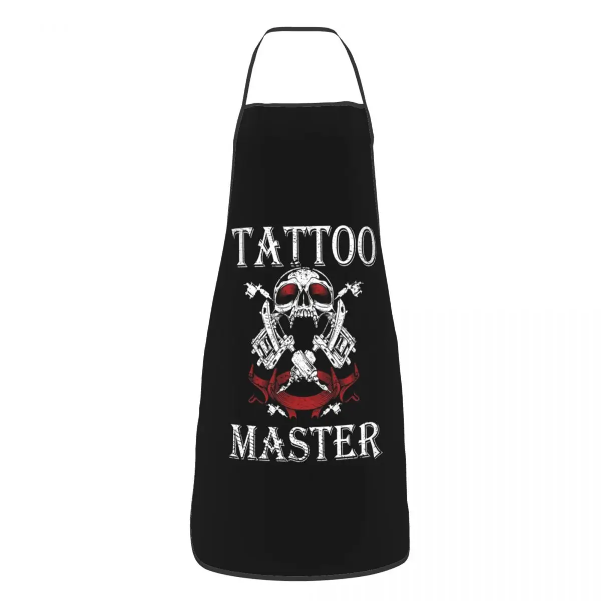 Super Cool Skull Tattoo Master Apron Kitchen Chef Cooking Baking Bib Women Men Tattooists Artist Tablier Cuisine for Painting