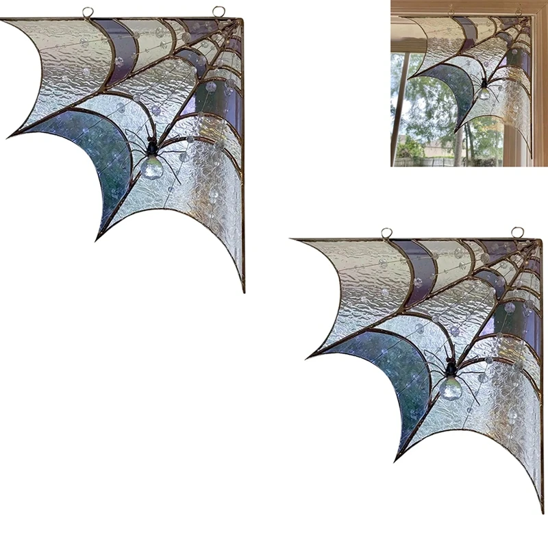 거미줄 문짝 토퍼, 문짝 토퍼 벽 장식, 할로윈 문짝 코너 사인, 거미줄 창 벽 걸이 장식