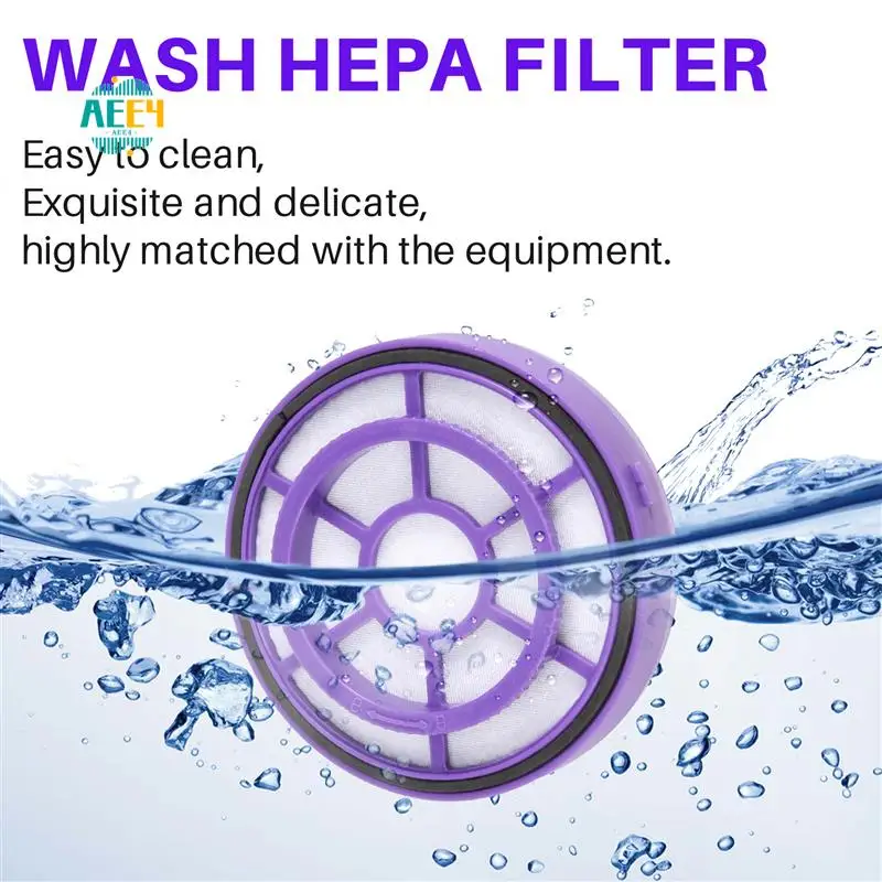 

AEE4-Vacuum Cleaner Accessories HEPA Filter Applicable For PUPPYOO D-526 WP526 Vacuum Cleaner Spare Parts, 2PCS