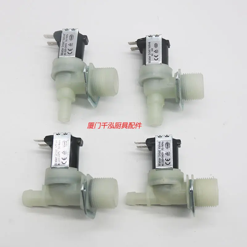 6 Inch Commercial Inlet Water Solenoid Valve, Fill Valve for Ice Maker Water Boiler Dishwasher Oven
