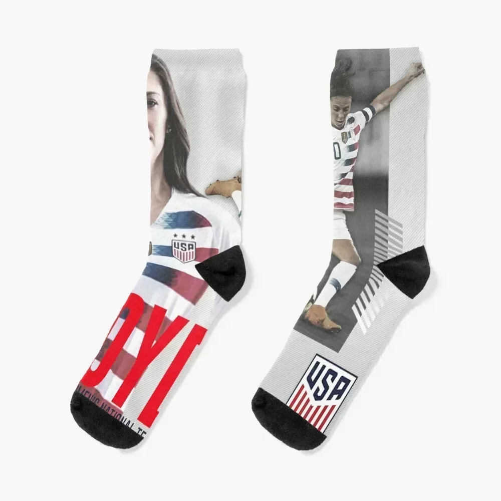 

carli lloyd 4#030422 Socks christmas gifts snow gym colored Mens Socks Women's