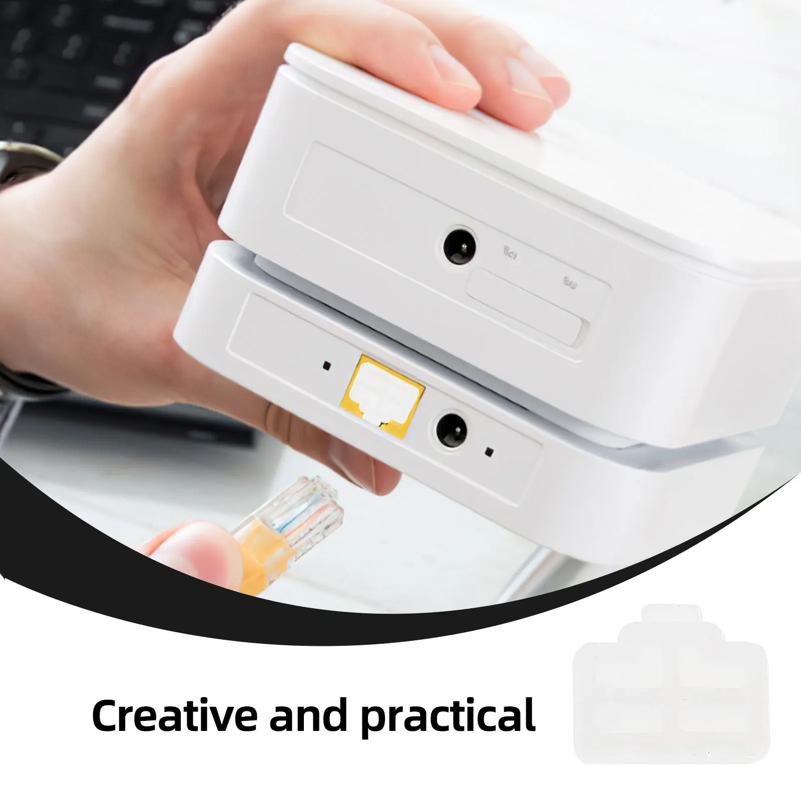 

50 Pcs Dust Router Interface Plug Laptop Computer Cover Protective Caps Laptops Computers
