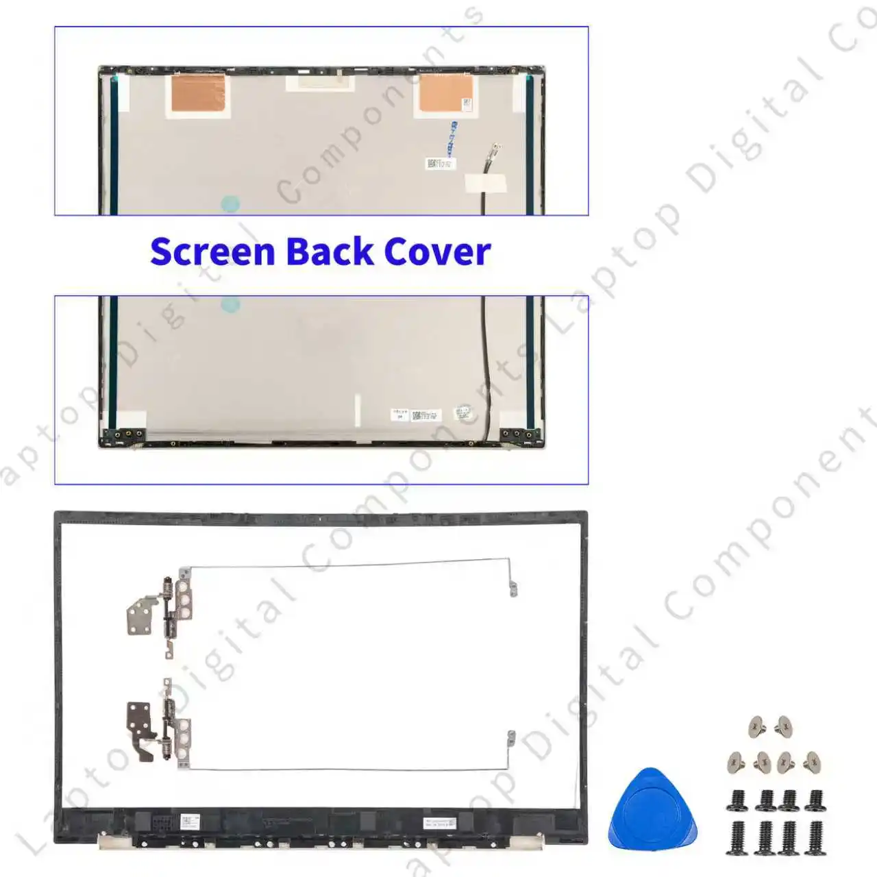 For  Pavilion 15-EG 15-EH 15Z-EH TPN-Q245 Q246 Laptop Screen Back Cover Top Case Front Bezel Frame Hinges Palmrest Bottom Case
