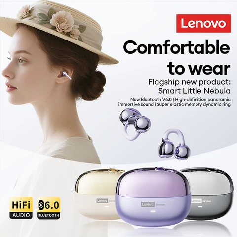 Lenovo LE302 Беспроводные наушники-клипсы с хорошим звуком — пример использования