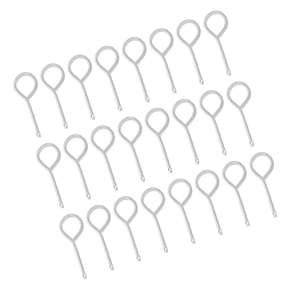 

100 Pcs Fire Equipment Pull Pin Extinguisher Latch Replacement Pins Metal Repair Kit Stainless Steel For Extinguishers