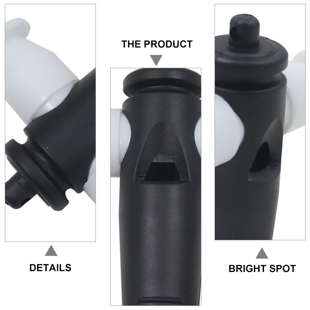 

1 шт. свисток Самба Орфф, черно-белый, пластиковый, для дошкольников, музыкальный инструмент для танцев и аккомпанемента, креативный развивающий подарок для выступлений