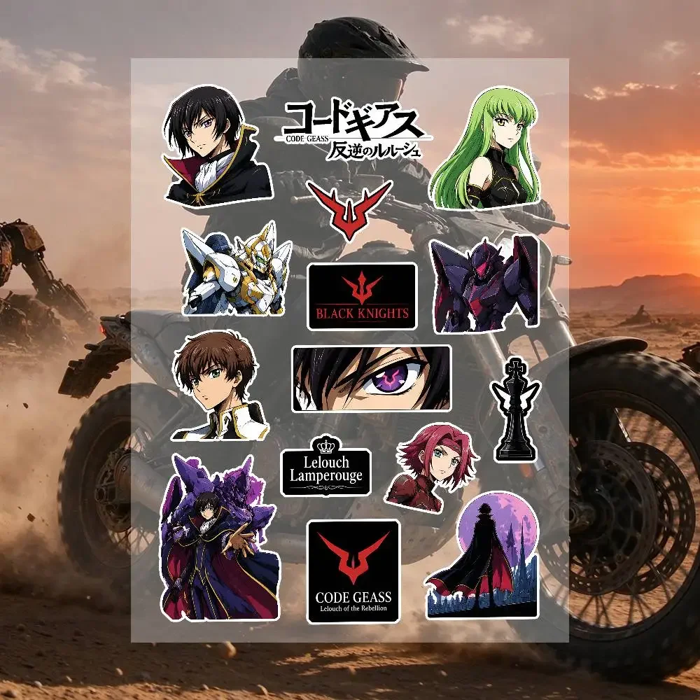 C-CODE G-GEASS Stickers Moto Sticker Auto Body Bumper Windows Motorcycle Laptop Walls Vinyl Decal Car Tuning Accessories