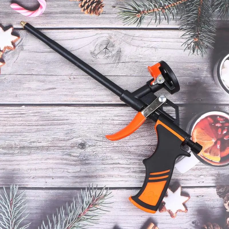 

Clean Free Foam Expanding Spray Gun Foam Glue Gun Polyurethane Foam Sealant Specia Manual Tool For House Renovation