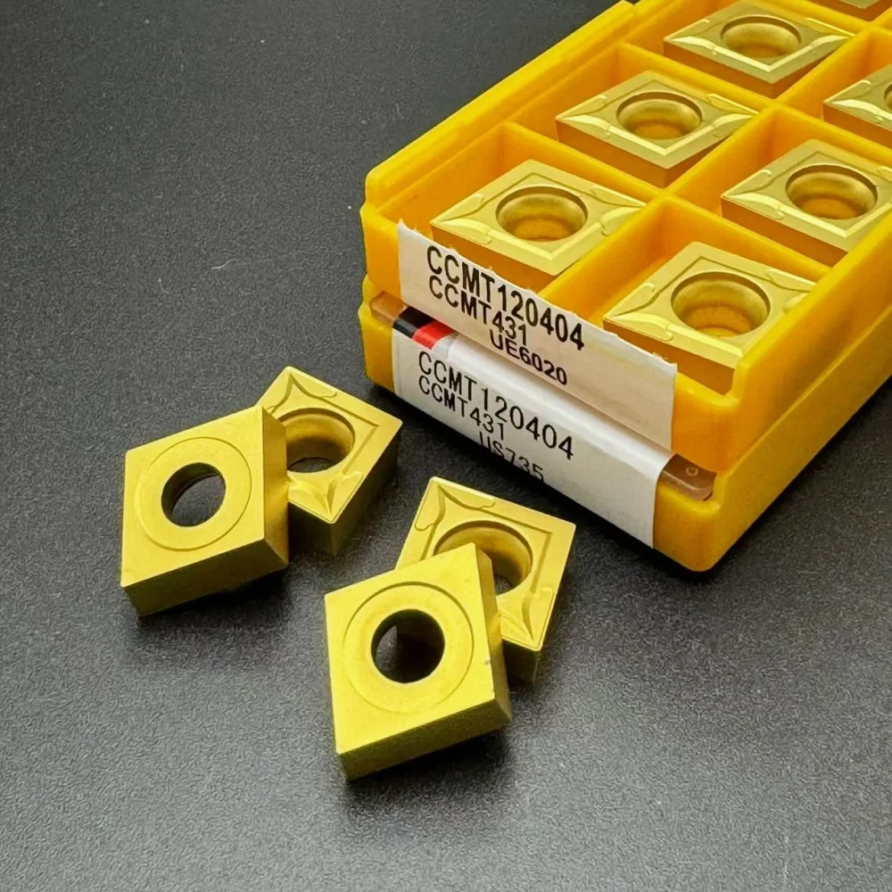 

10PCS CCMT120404 CCMT120408 Carbide Turning Insert for Steel CNC Lathe Tool CCMT 120404 120408 Milling Tool