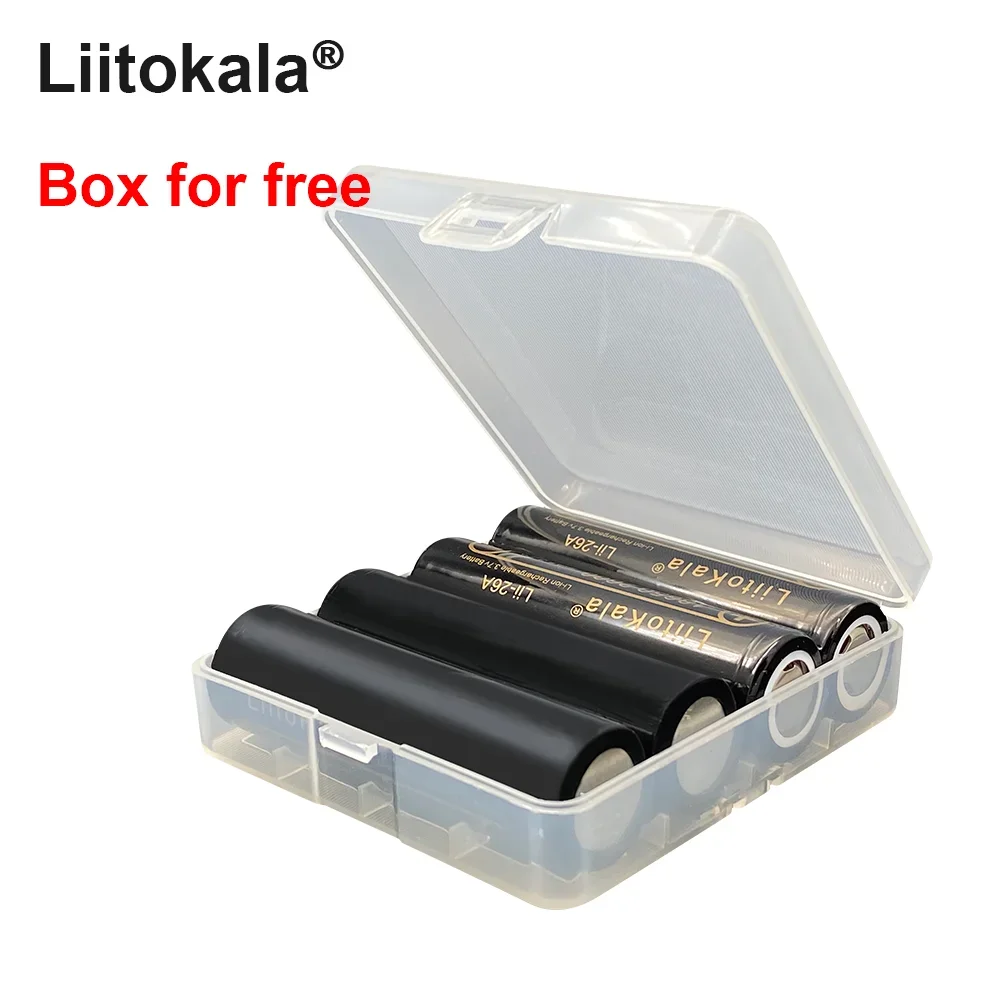 4PCS 100% Original  LiitoKala Lii-34A Lii-35A 18650 3400mah 3500mAh 3.7v Rechargeable Li-ion Battery