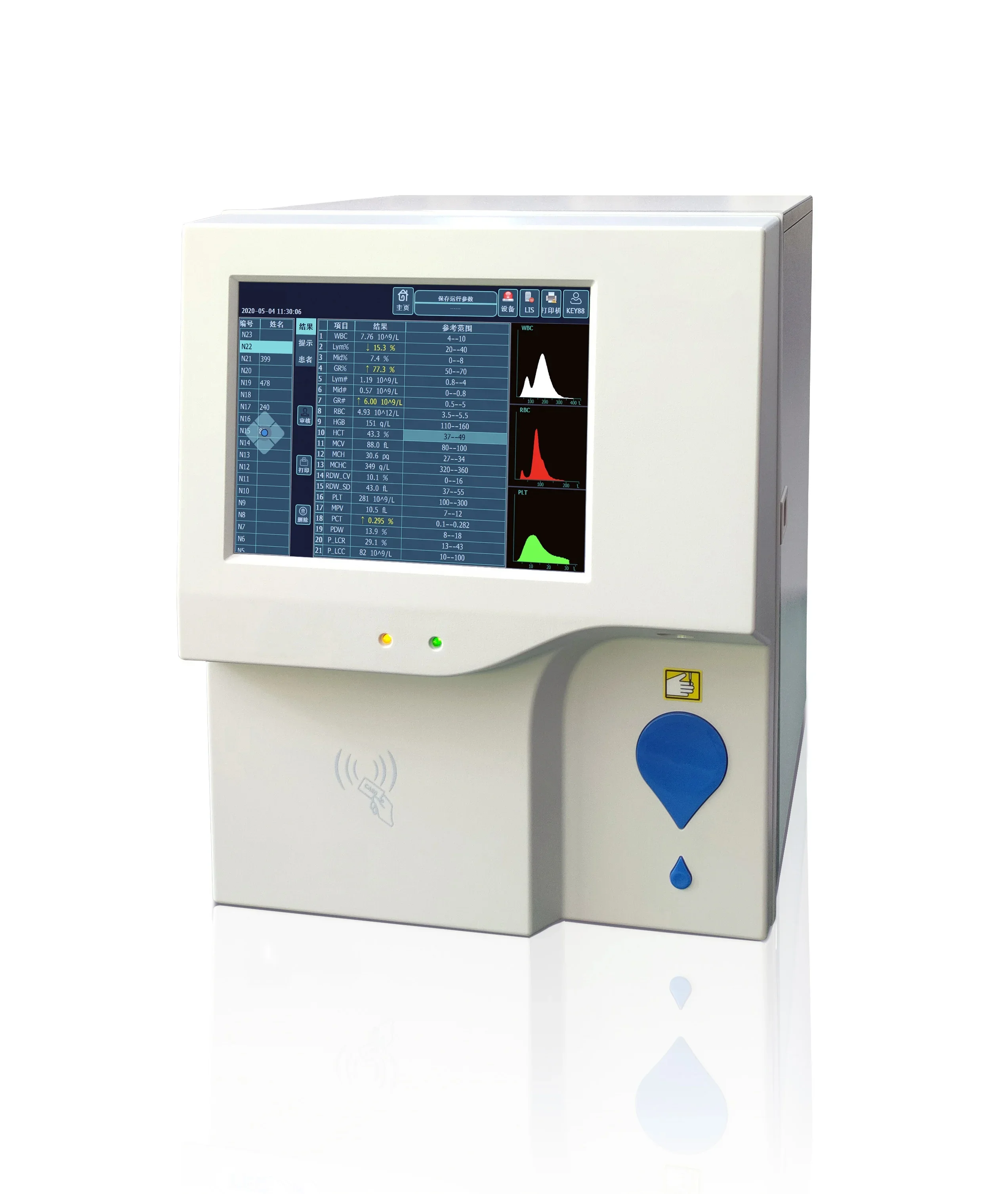 

Automated Bl-o-od Count Veterinary Bl-o-od Analyzer For Animal Health Diagnostic