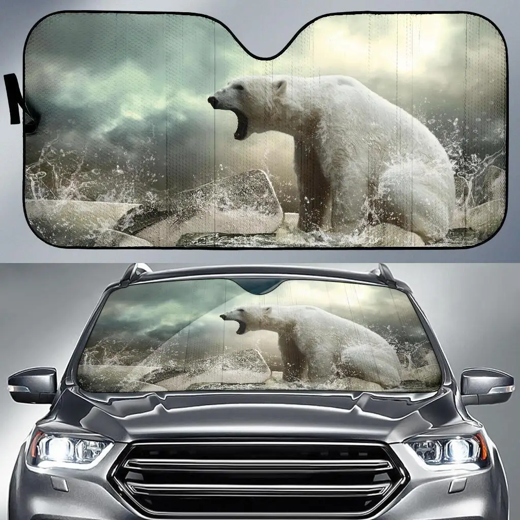 

Polar Bear Roar Auto Sun Shades