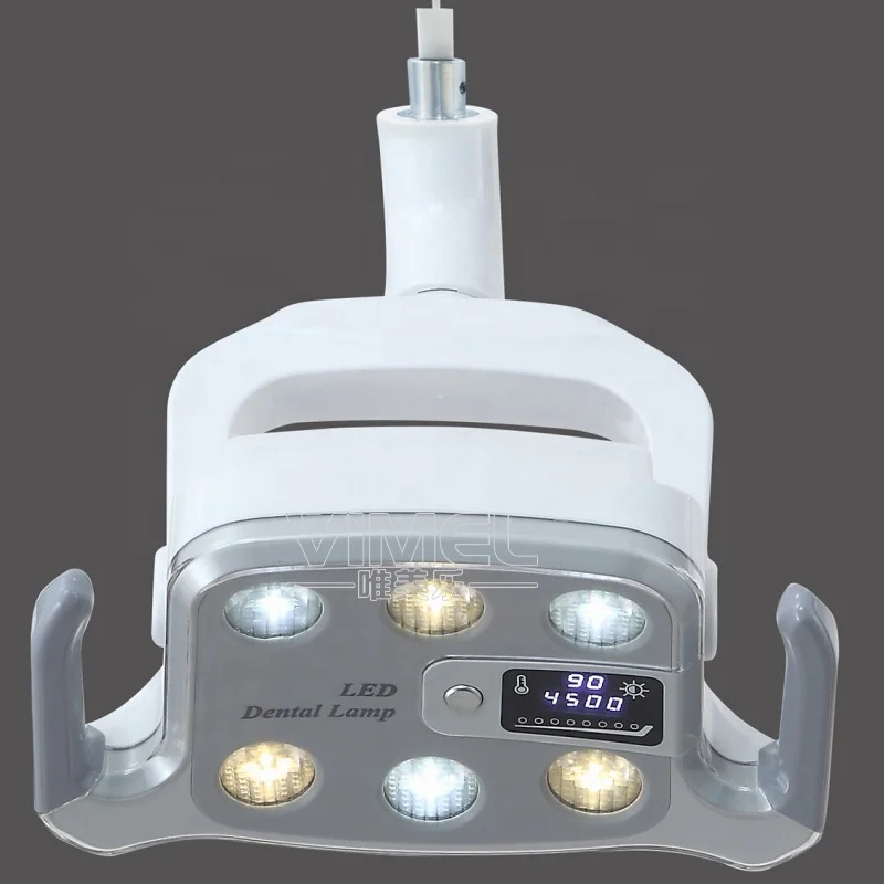 Dental equipment LED light dental dental light with 6 bulbs 9W with touch screen sensor